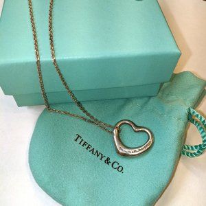 Heart Tiffany Sterling Silver Orig Box